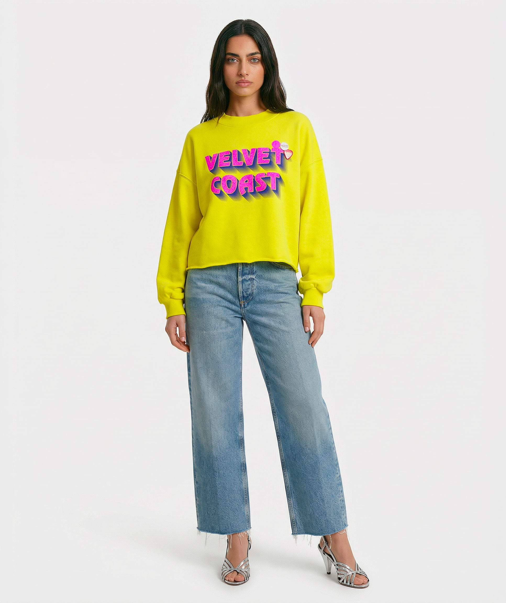 Crop sweatshirt porter sun "MARINA"