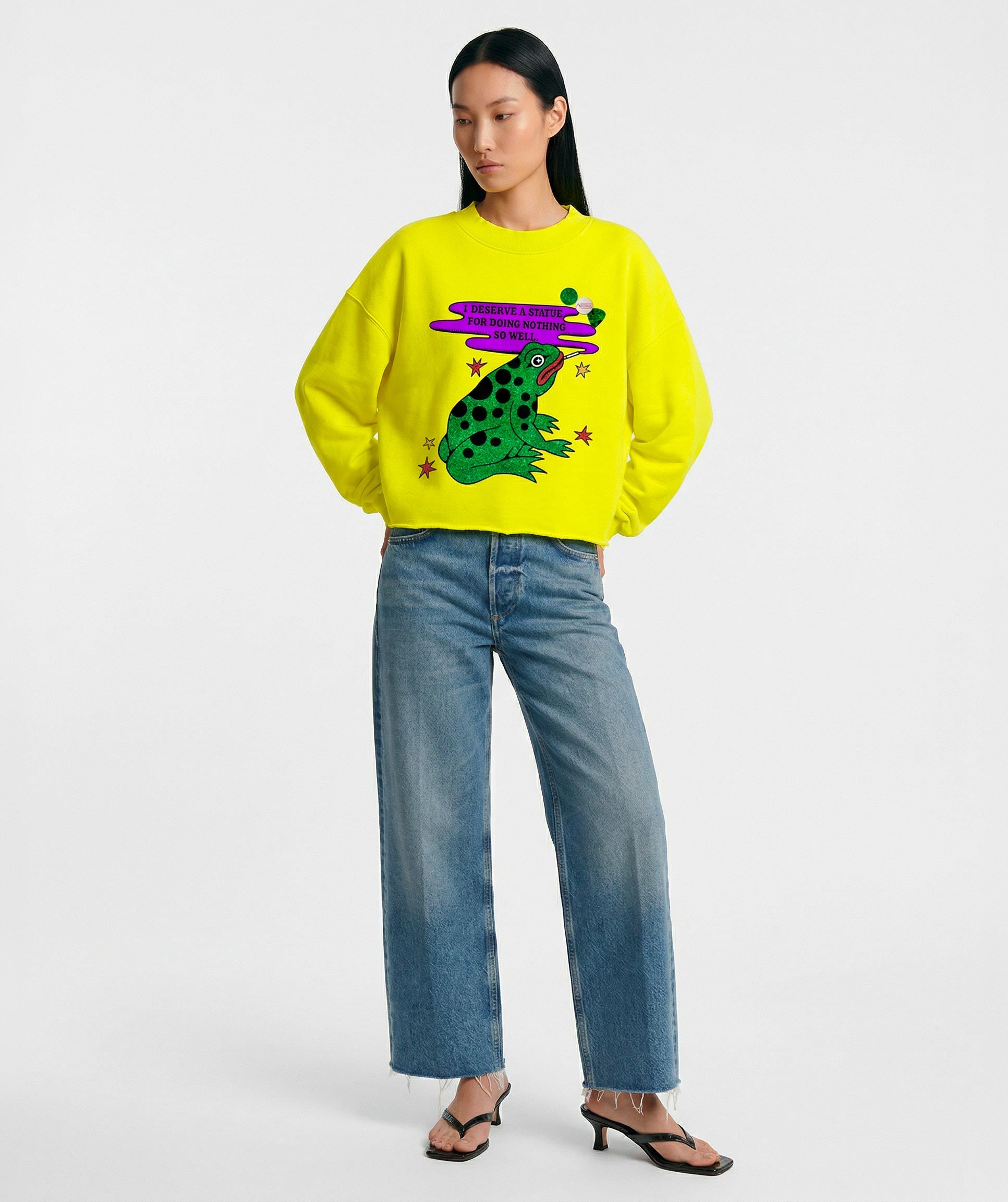 Crop sweatshirt porter sun "SOWEL"