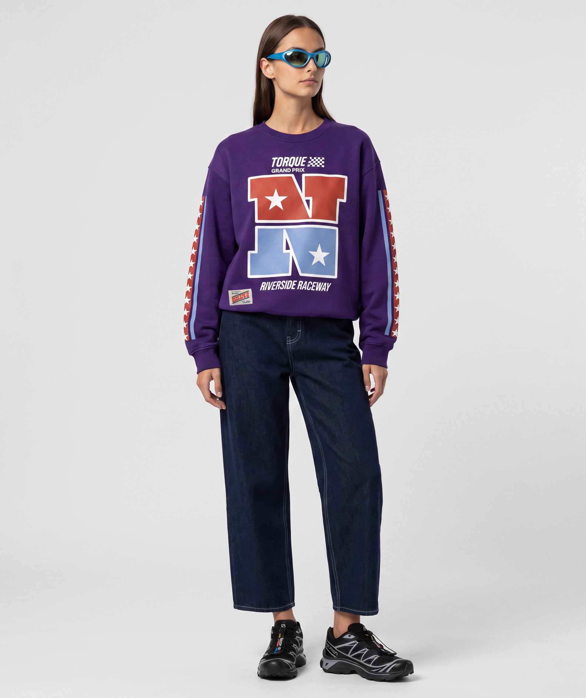 Taylor Sweatshirt purple "RACEWAY"