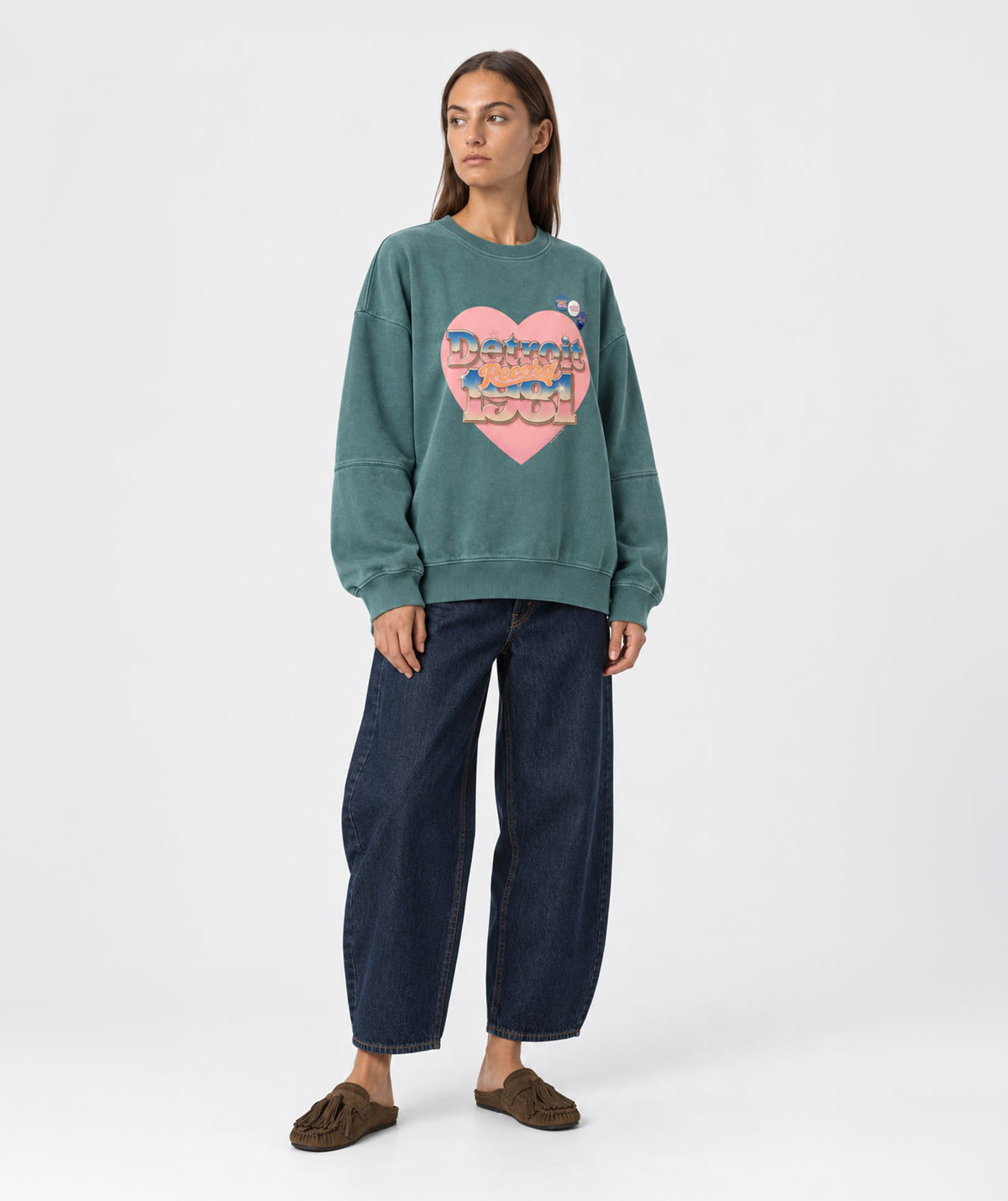 Sweatshirt roller "STUDIO" forest