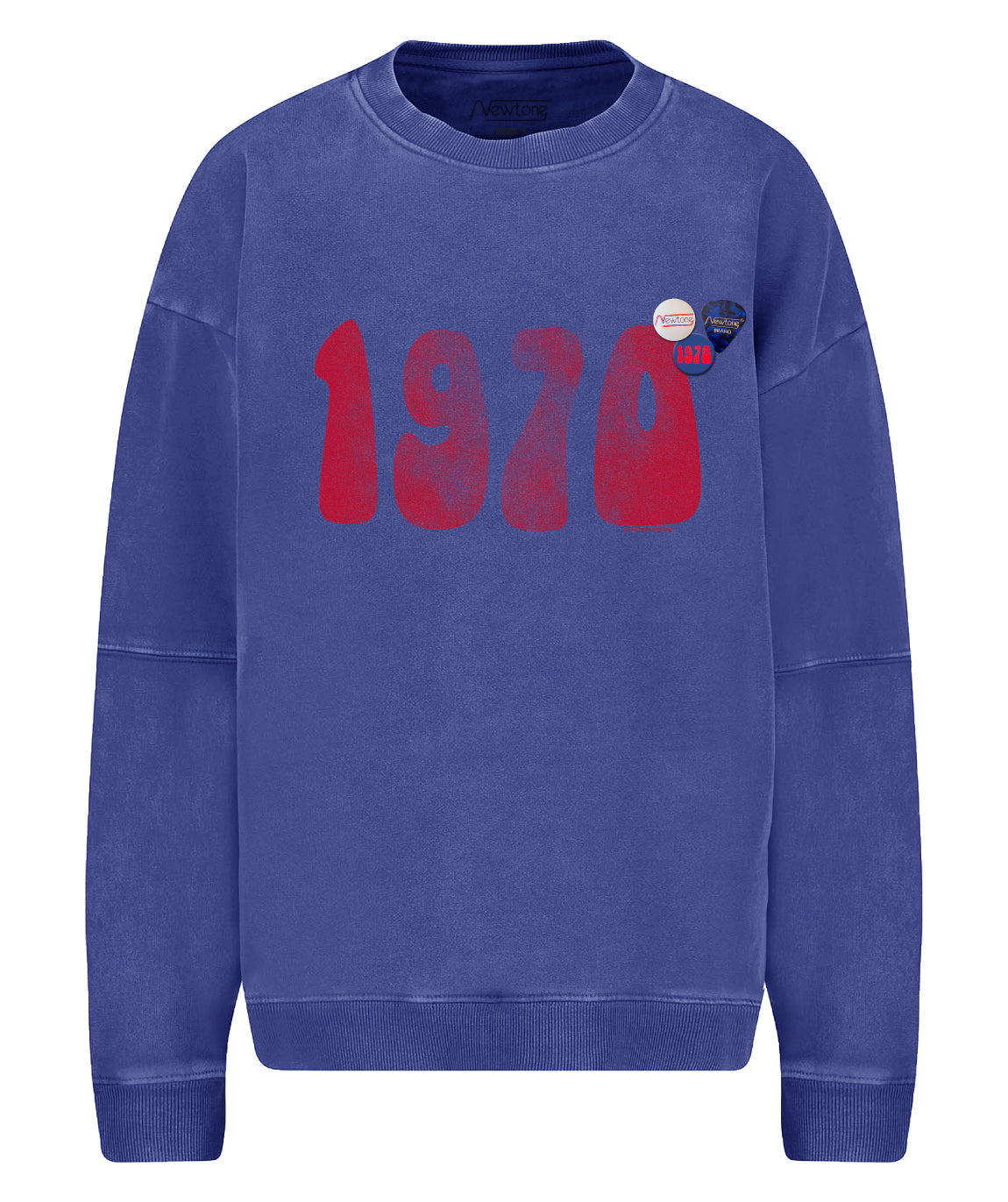 Sweatshirt roller flo blue "1970 FW21"