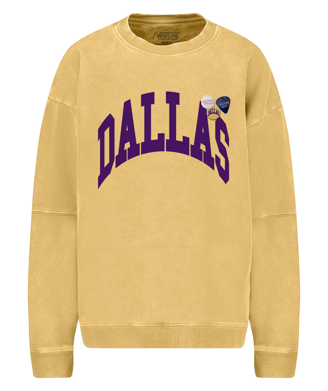 Roller mustard dallas "CITY" sweatshirt