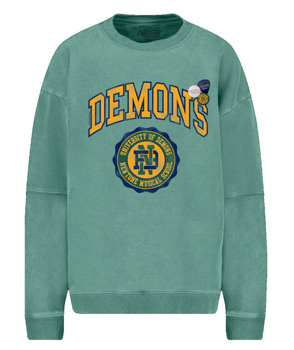 Roller light green sweatshirt “DEMONS”