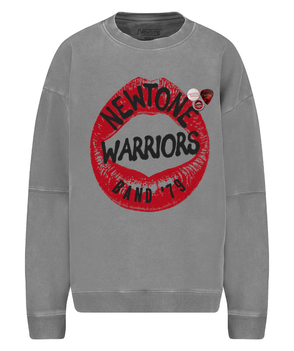 Roller gray sweatshirt "WARRIORS"