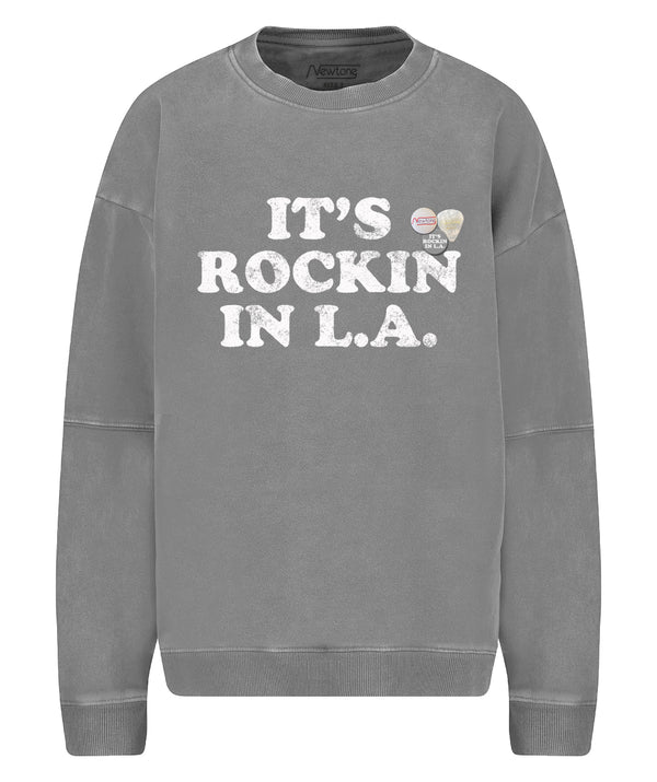 Sweatshirt roller grey "ROCKIN"