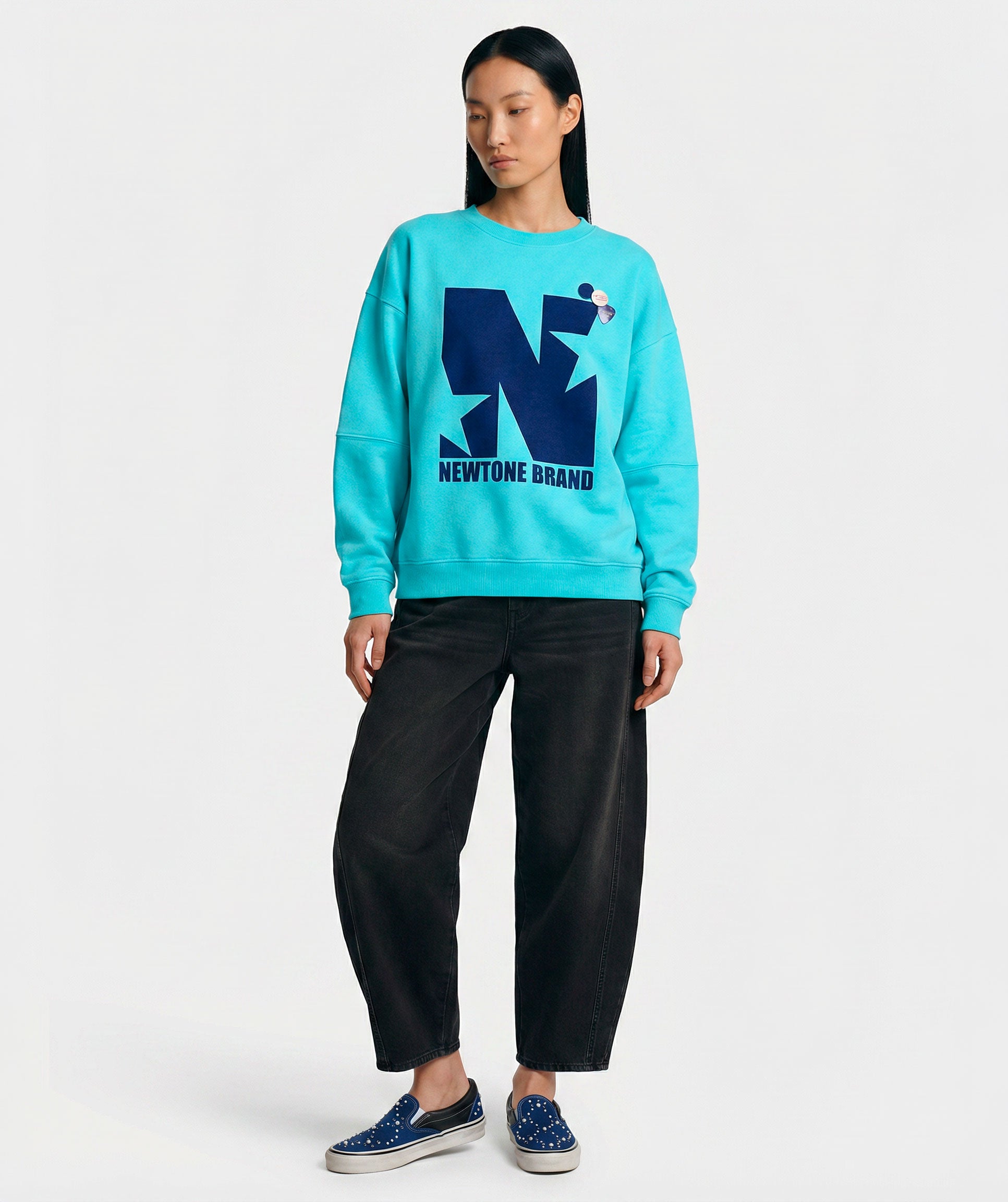 Sweatshirt roller pool blue SINGLE"