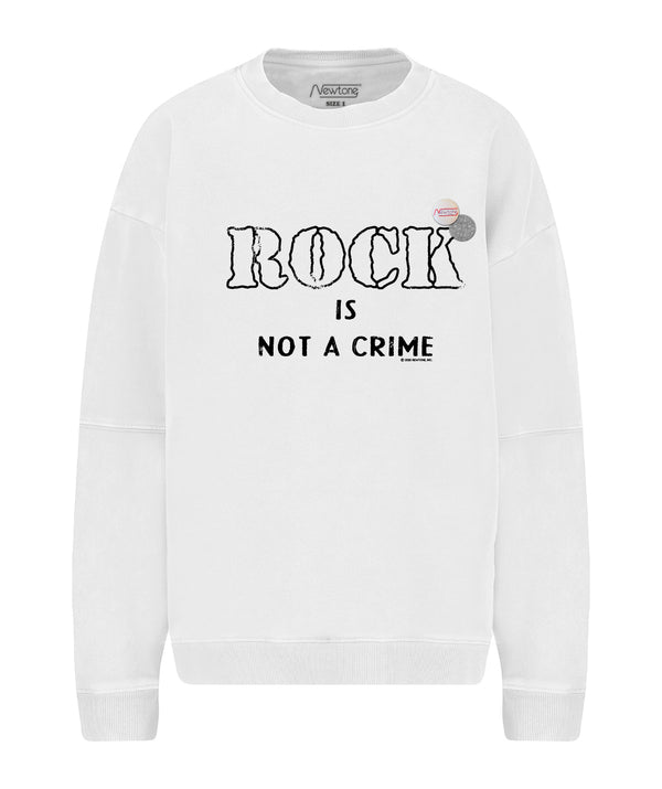 Off-white roller sweatshirt "CRIME"