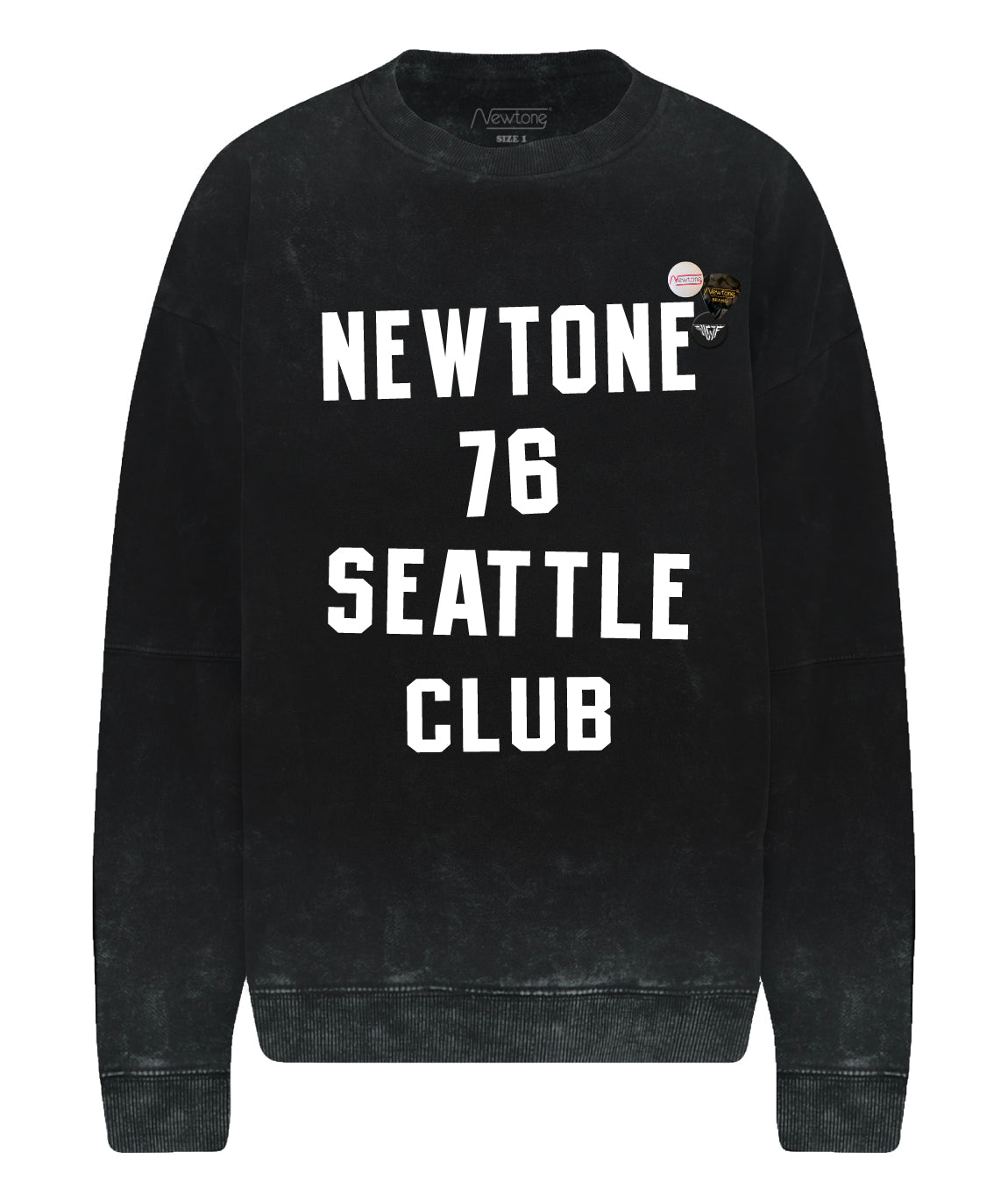 Sweatshirt roller napalm acid "SEVENTY SIX"