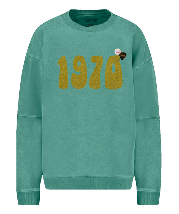 Roller light green sweatshirt "1970 SS22"