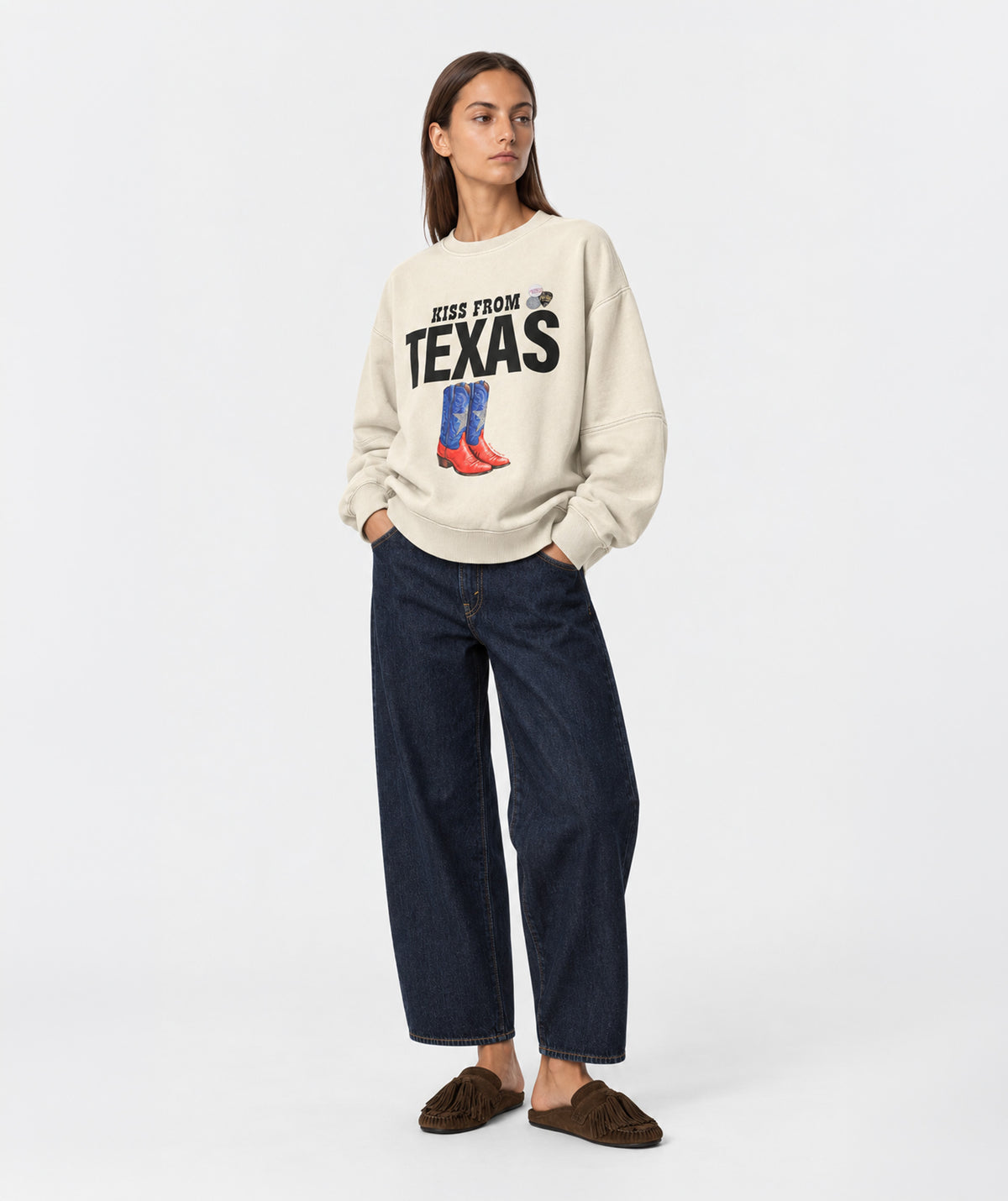 Sweatshirt roller natural "TIAG"