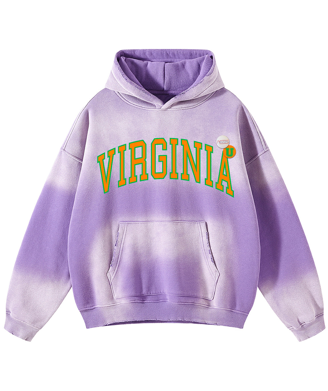 Hoodie skyler vintage purple "VIRGINIA"