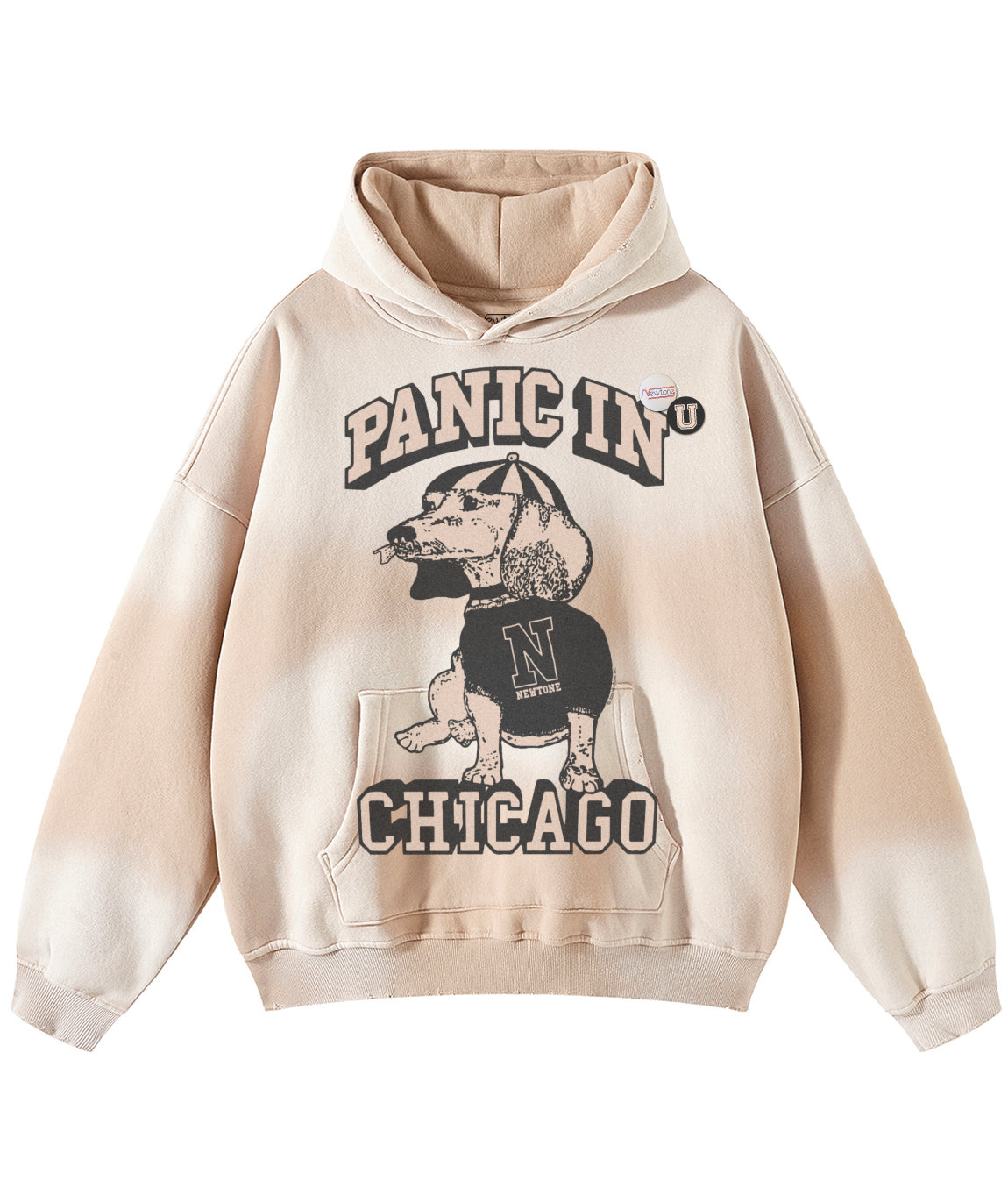 Hoodie skyler vintage natural "CHICAGO"