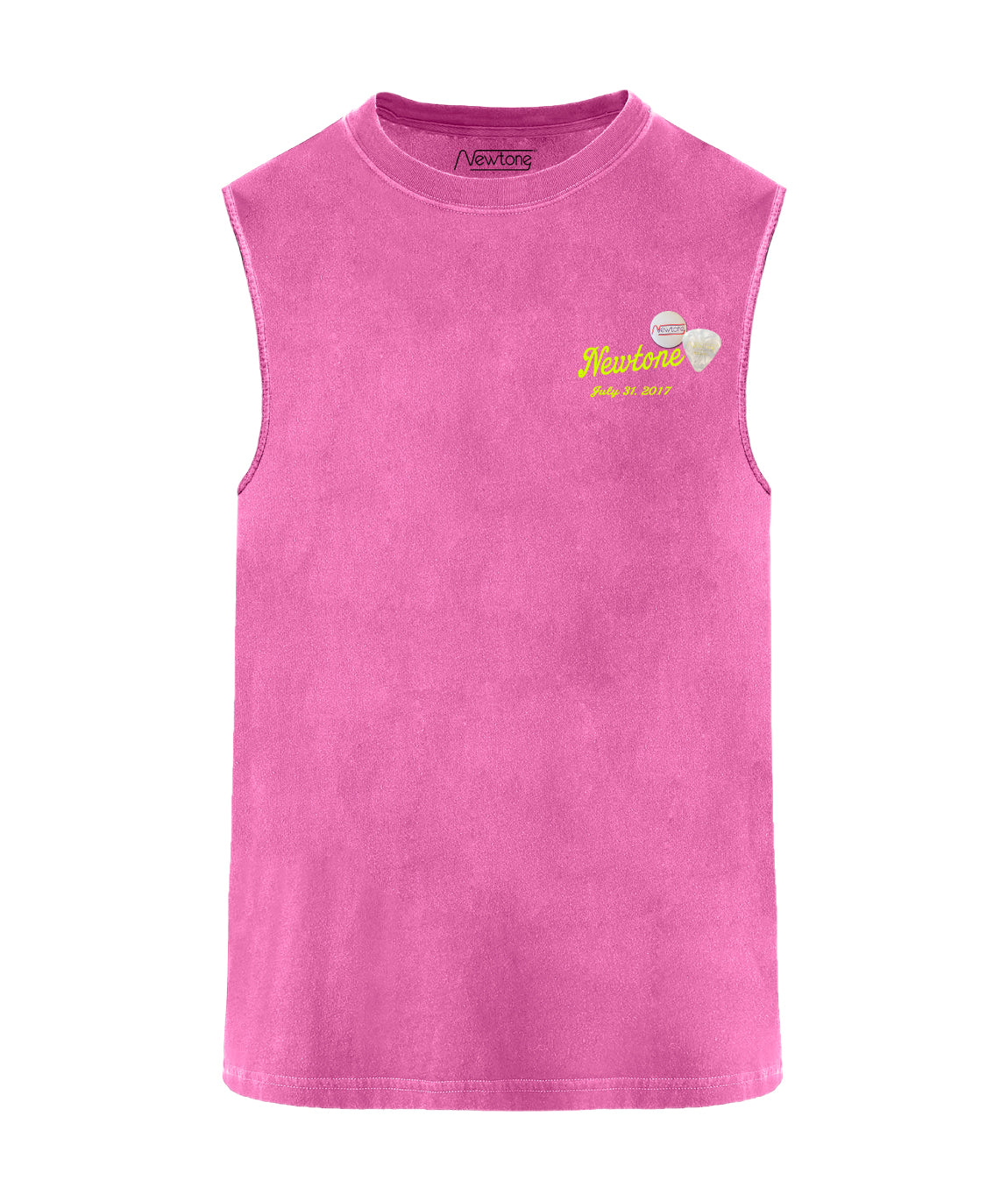Tee shirt biker fuschia "SINCE"