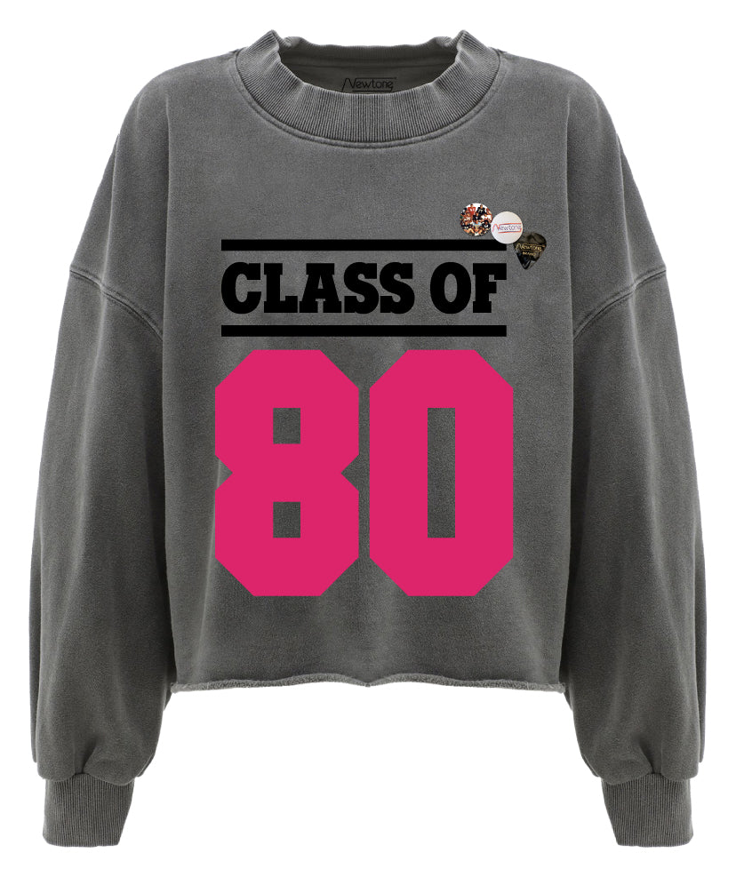 Sweatshirt crop porter pepper "CLASS"