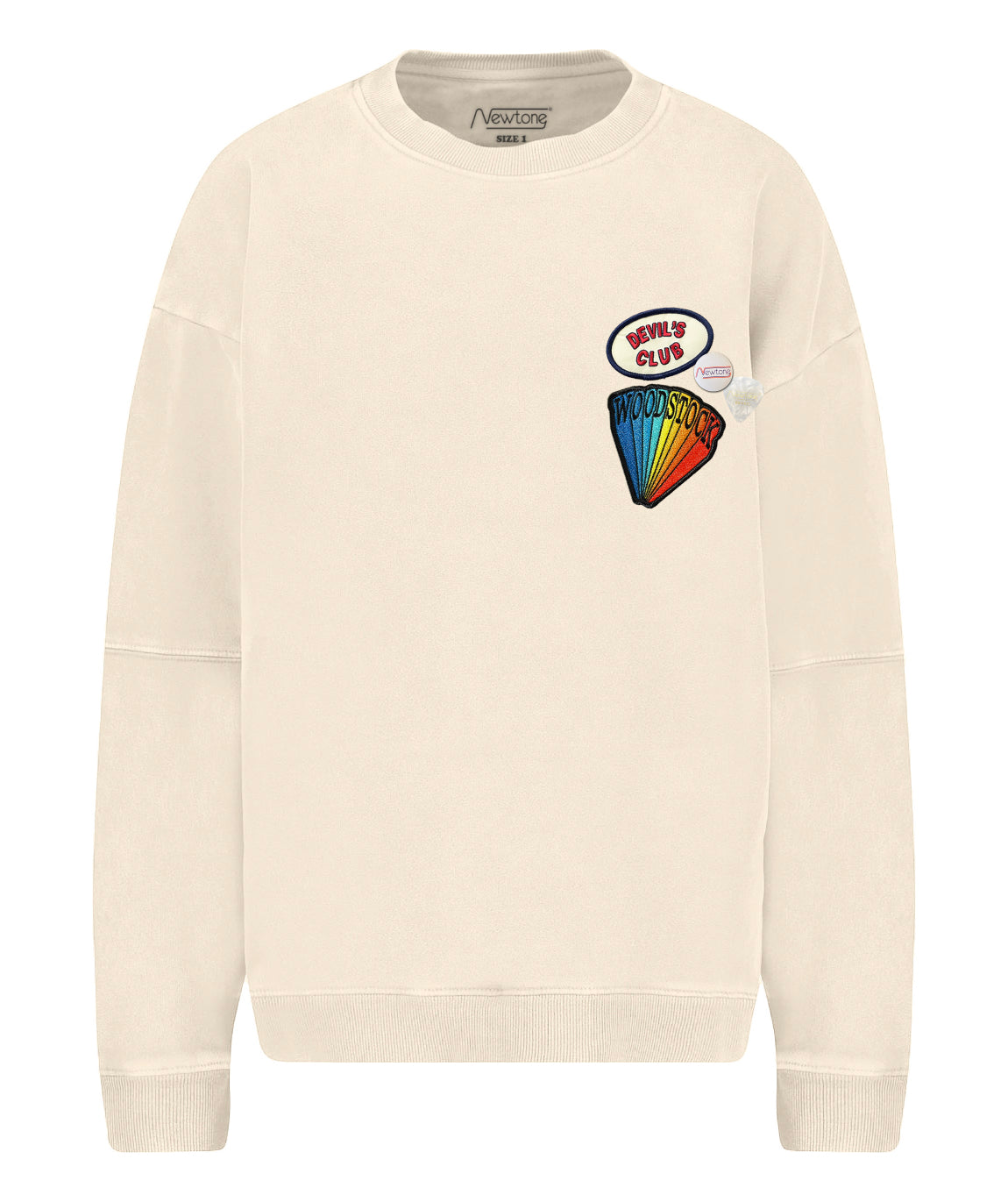 Sweatshirt roller natural "CUSTOM"