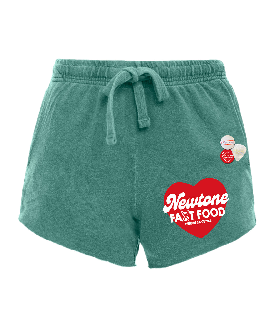 Short shorter light green "FAST SS24"