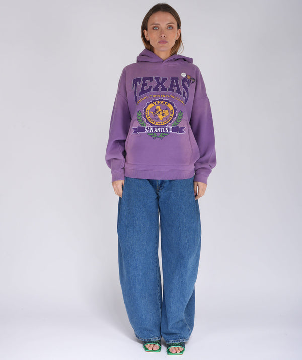 Hoodie skyler vintage purple "TEXAS"