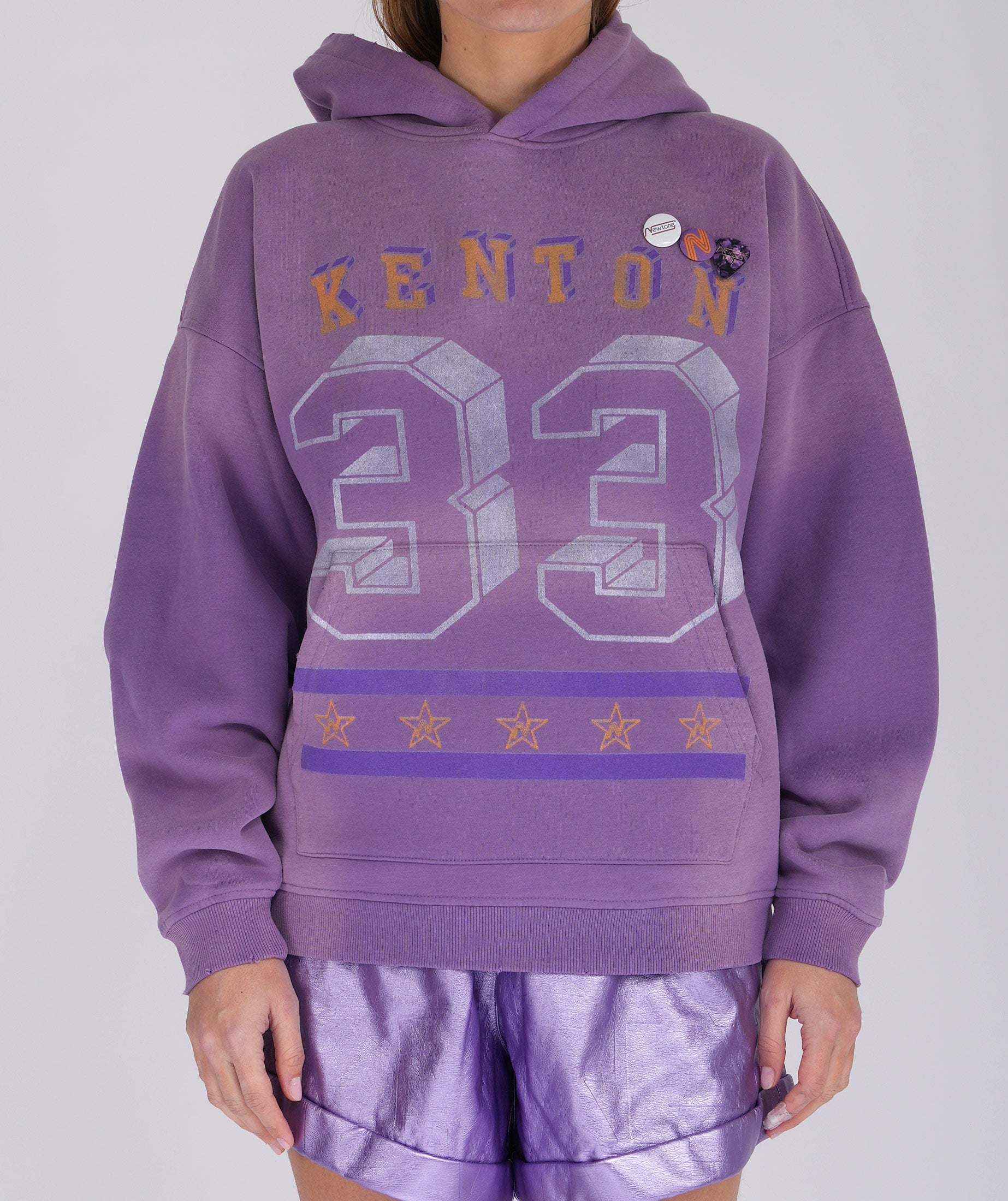 Hoodie skyler vintage purple "KENTON"
