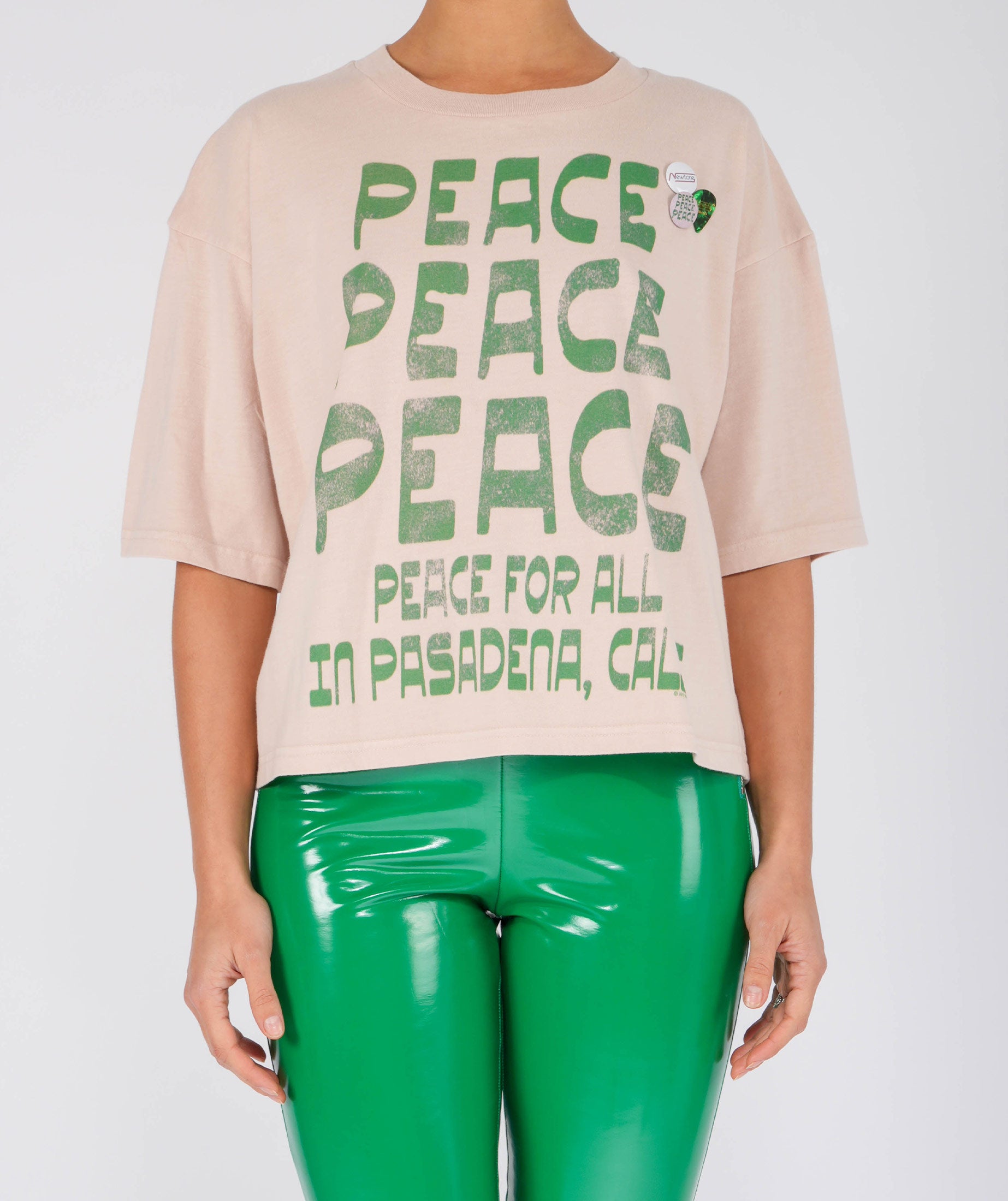 Tee shirt crop crooper whisper "PASADENA"