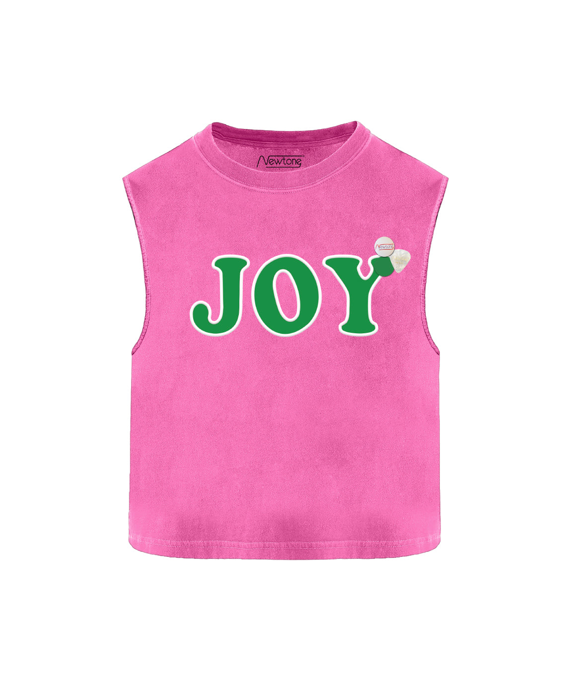 Dyer fuschia "joy" t -shirt