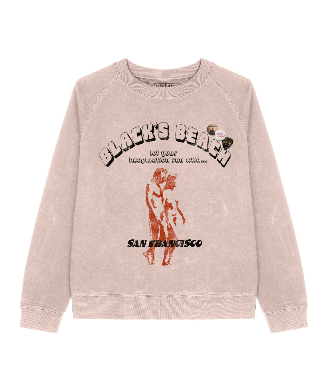 Sweatshirt egger whisper "BLACK'S"
