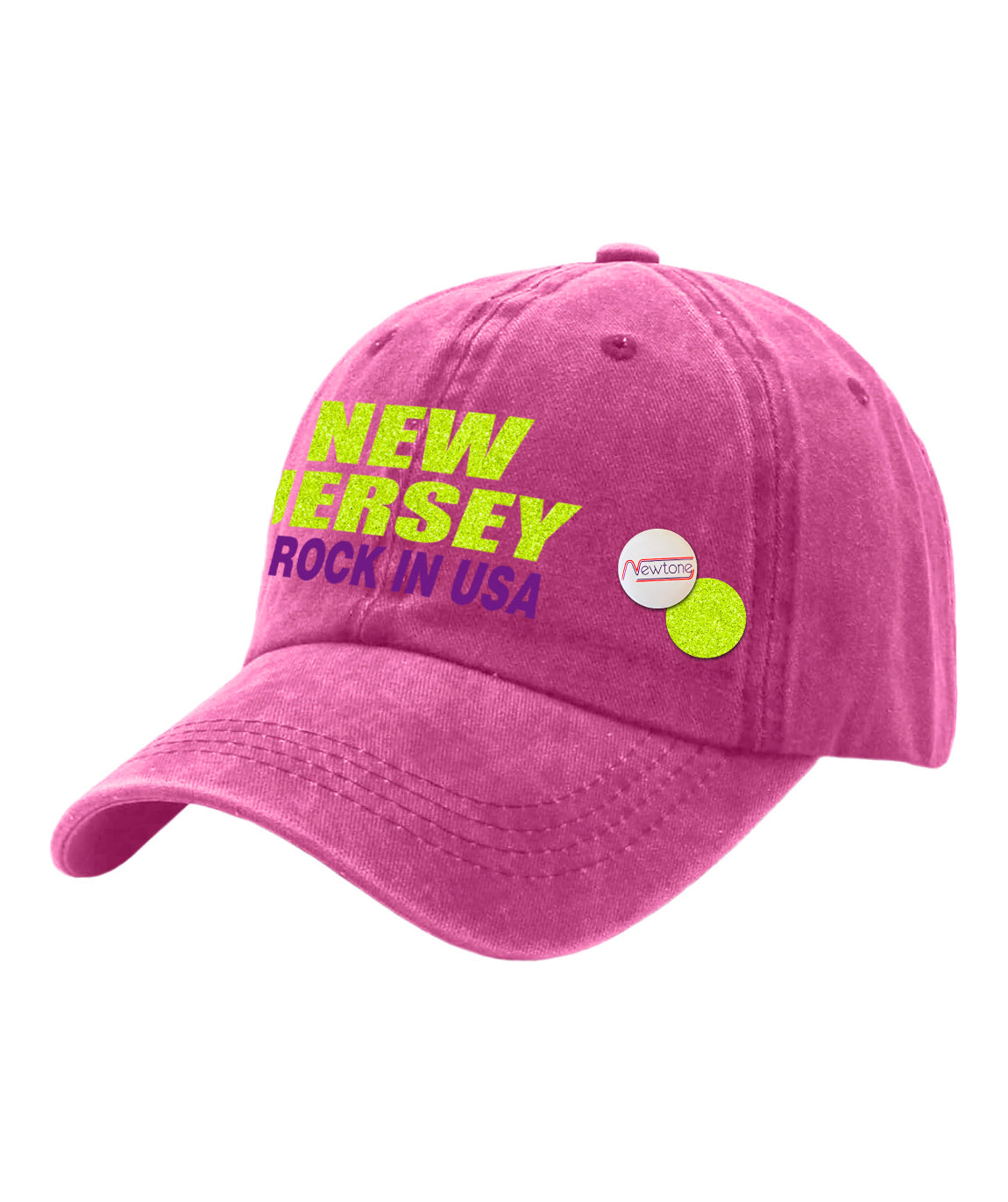 Casquette plater fuschia "CITY"