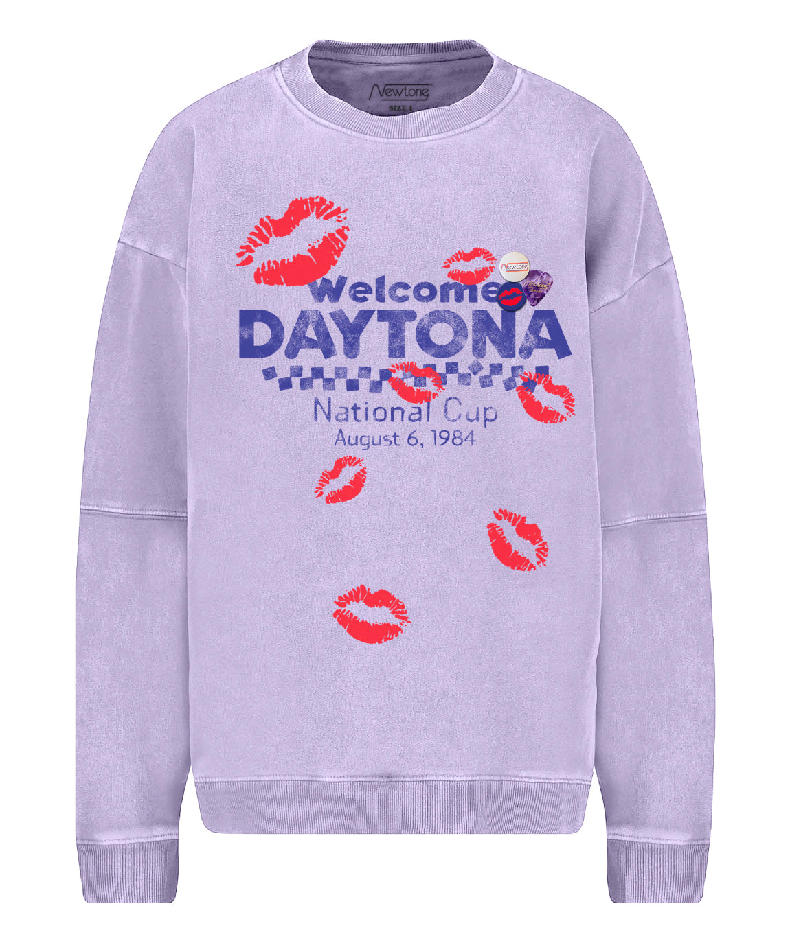 Sweatshirt roller lilac "NASCAR"