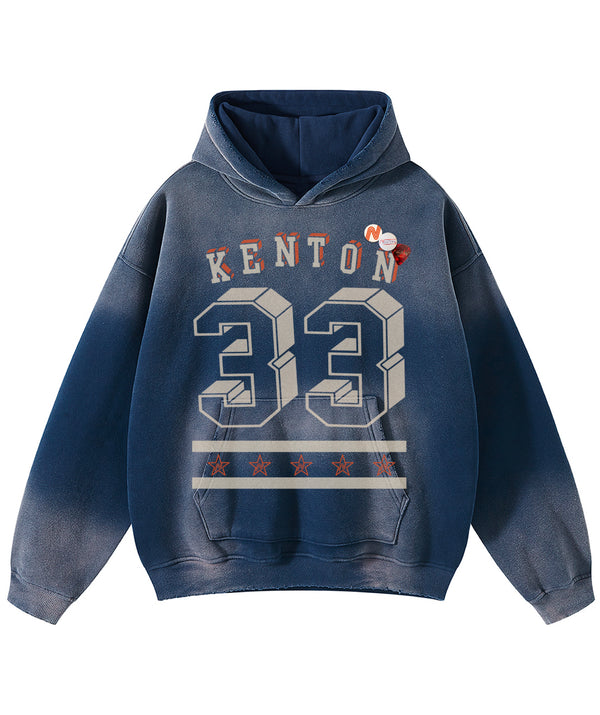 Hoodie skyler vintage blue "KENTON"