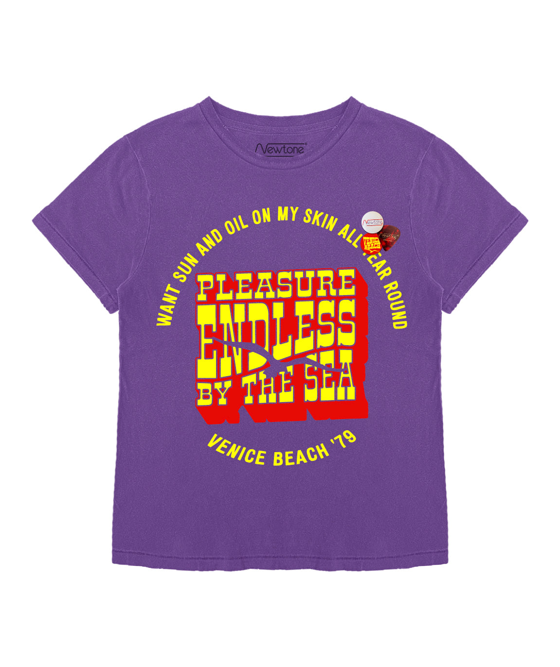 Tee shirt starlight purple "ENDLESS"