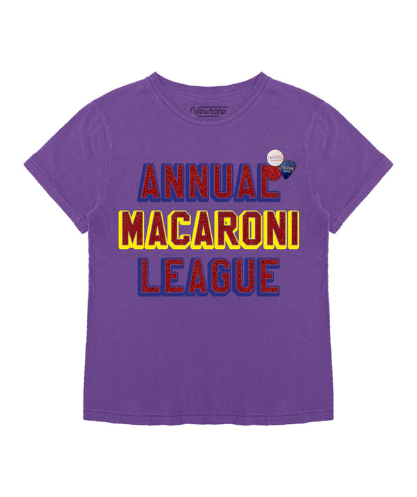 Tee shirt starlight purple "MACARONI"