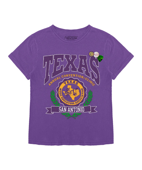 Tee shirt starlight purple "TEXAS"