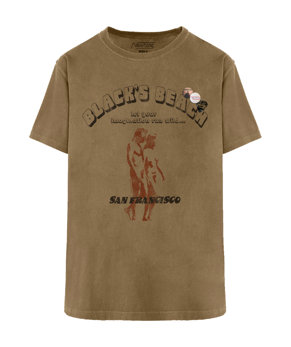 Tee shirt trucker havane "BLACK'S"