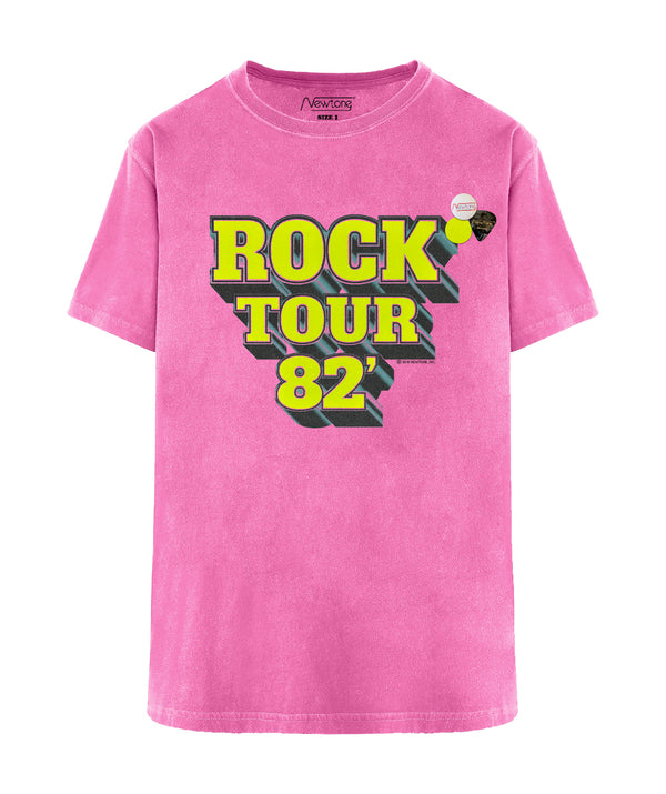 Tee shirt trucker fuschia "TOUR"