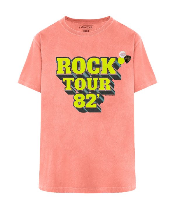 Tee shirt trucker corail "TOUR"