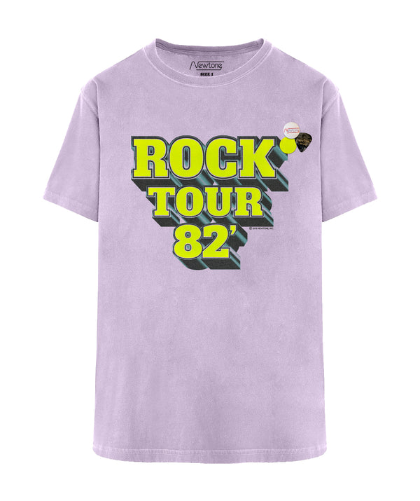 Tee shirt trucker lilac "TOUR"