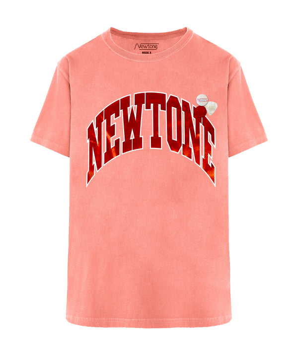 Tee shirt trucker corail "TONE SS25"