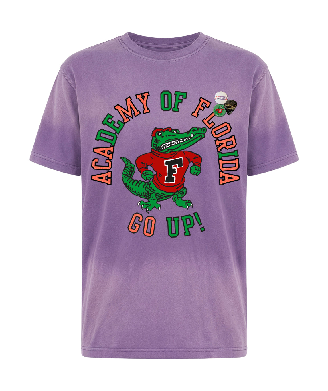 Vintage Trucker T-shirt purple "GO UP"