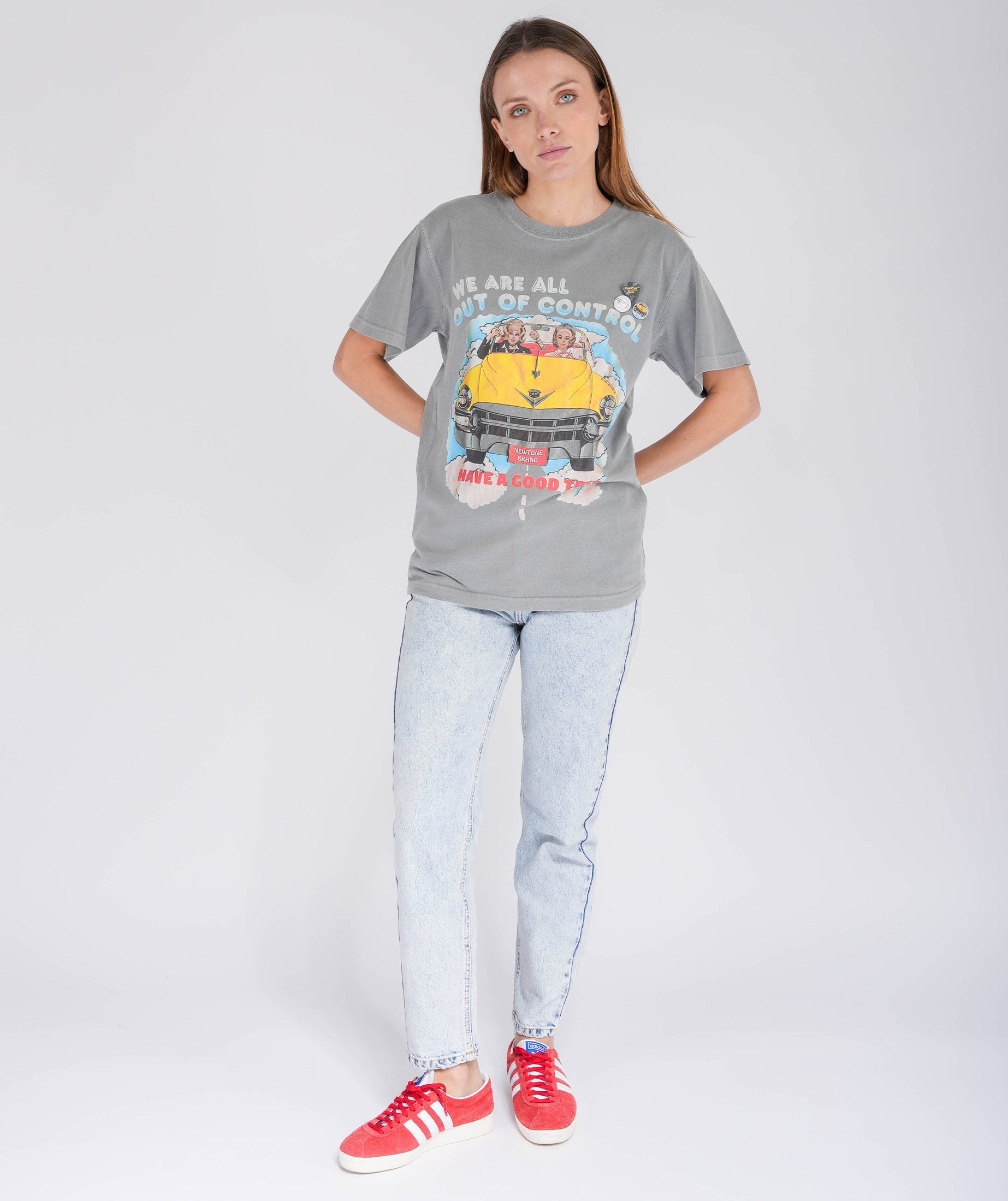 Trucker Gray T -shirt "Control"