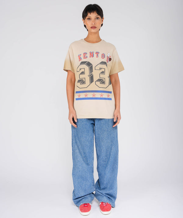 Tee shirt trucker vintage natural "KENTON"