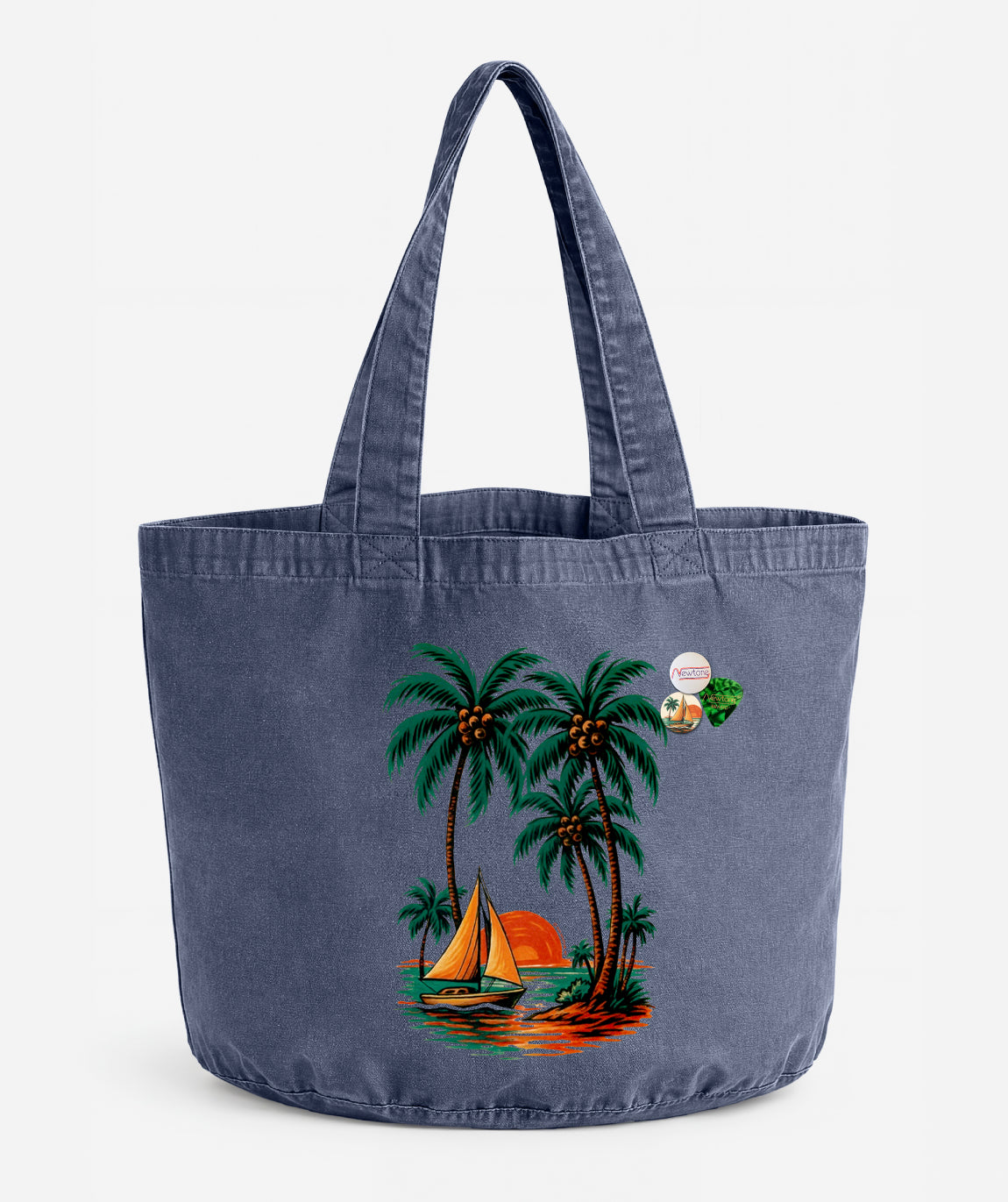 denim "COCO" denim Tote Bag