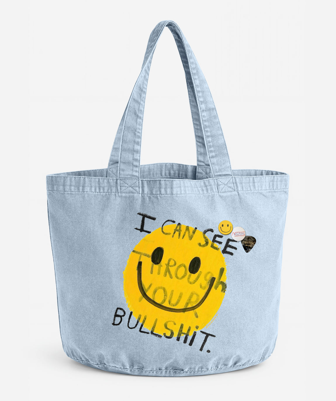 ice "BULLSHIT" Tote Bag