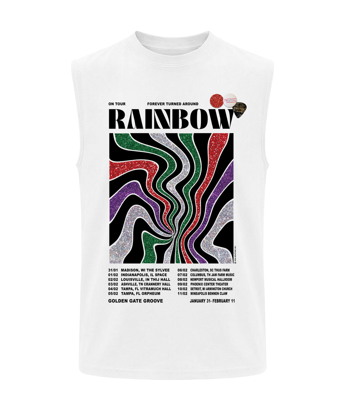 Tee shirt biker dirty white "GOLDEN"