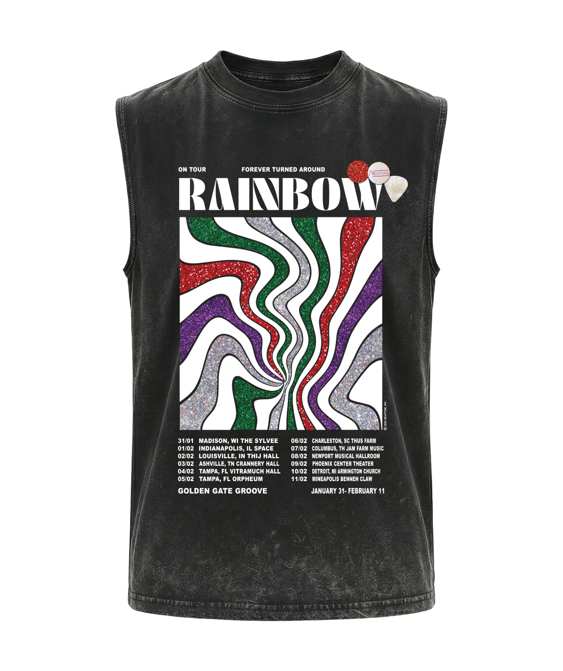 Tee shirt biker napalm "GOLDEN"