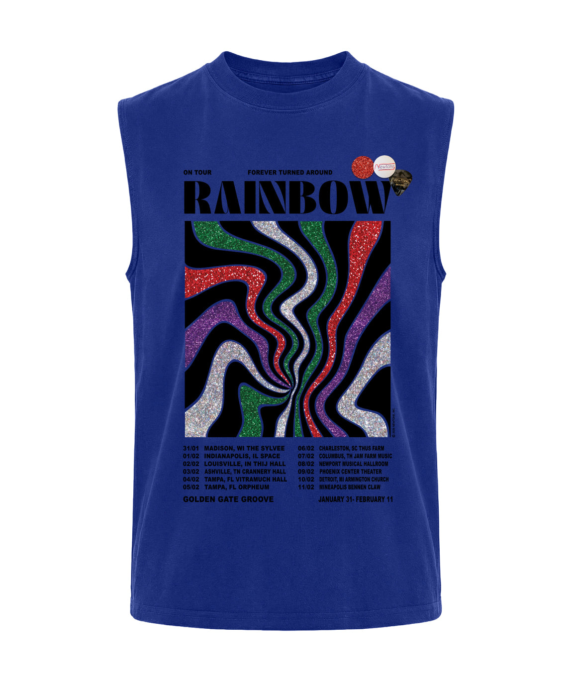 Tee shirt biker royal "GOLDEN"