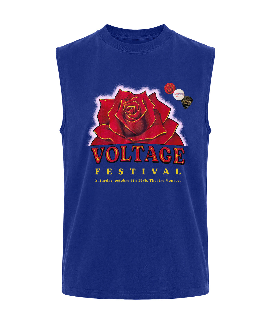 Tee shirt biker royal "VOLTAGE"