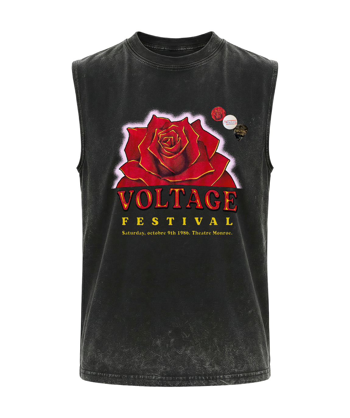 Tee shirt biker napalm "VOLTAGE"