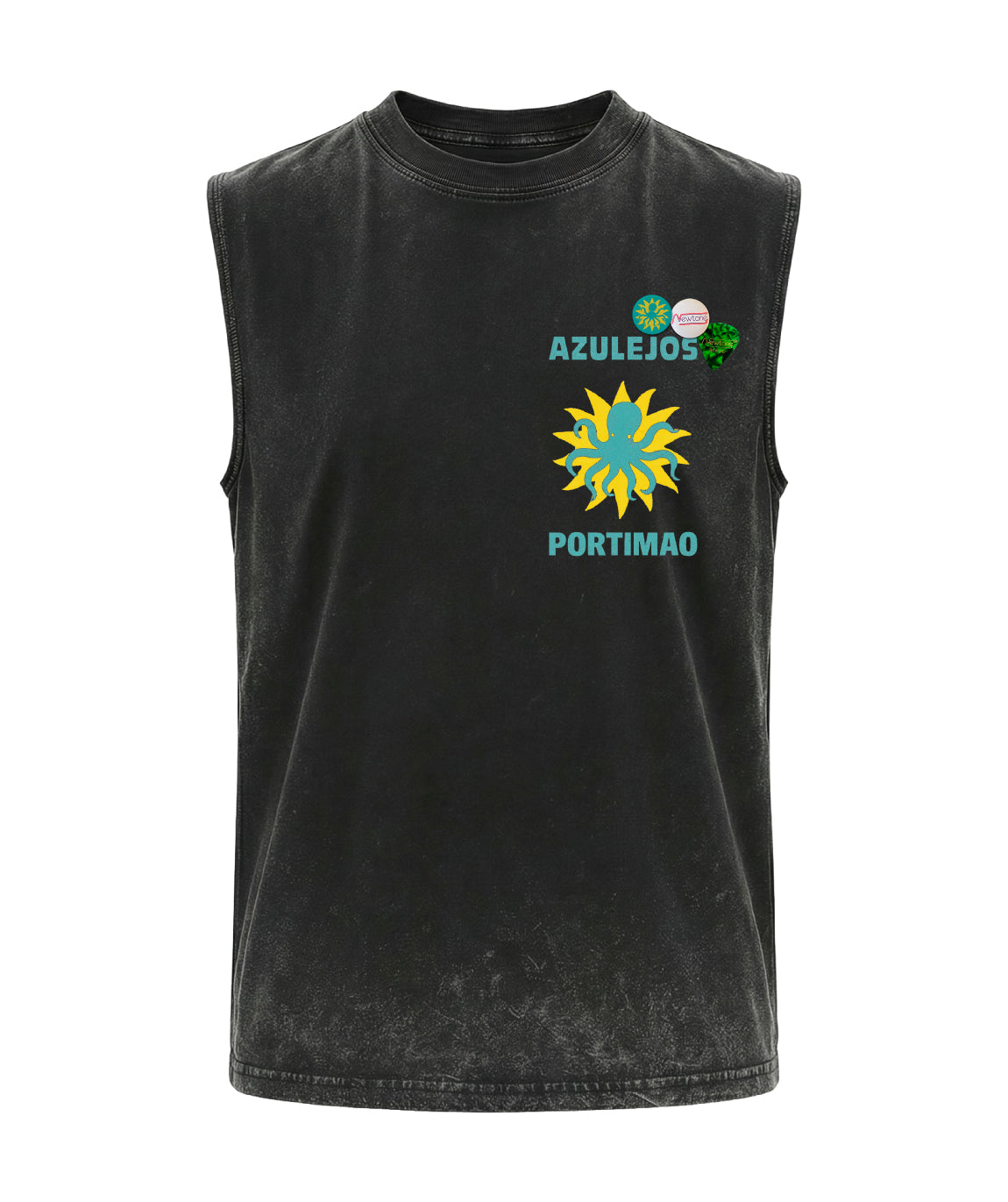 napalm AZUL" napalm  Biker T-Shirt