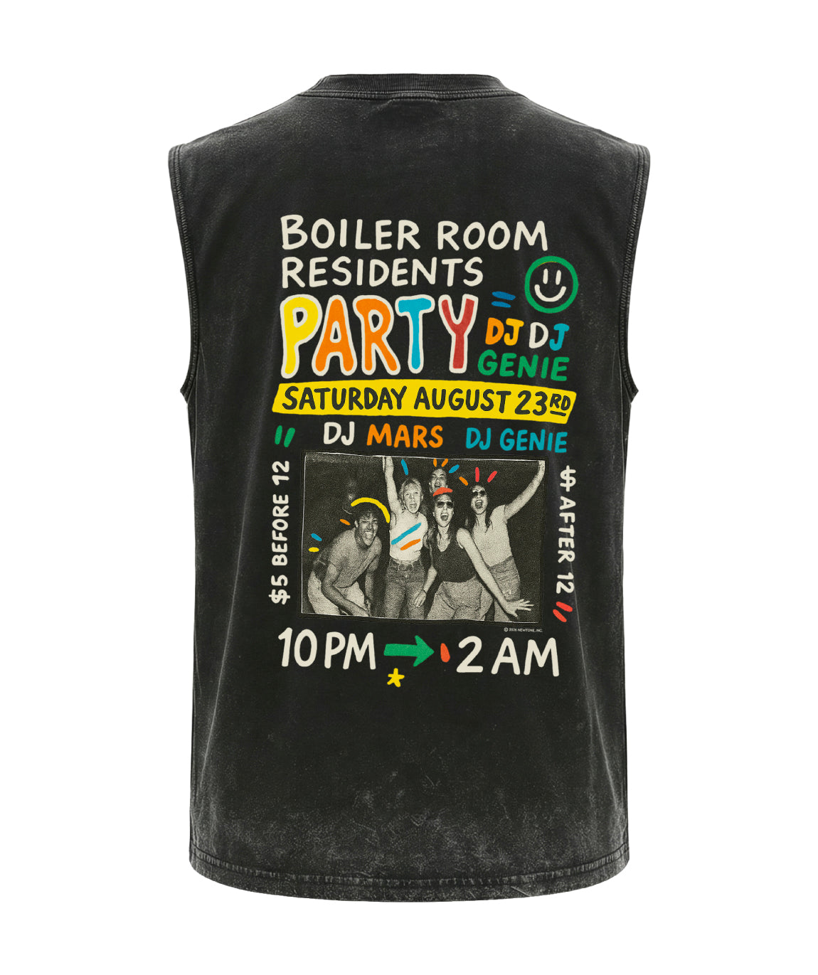 napalm PARTY" Biker T-Shirt
