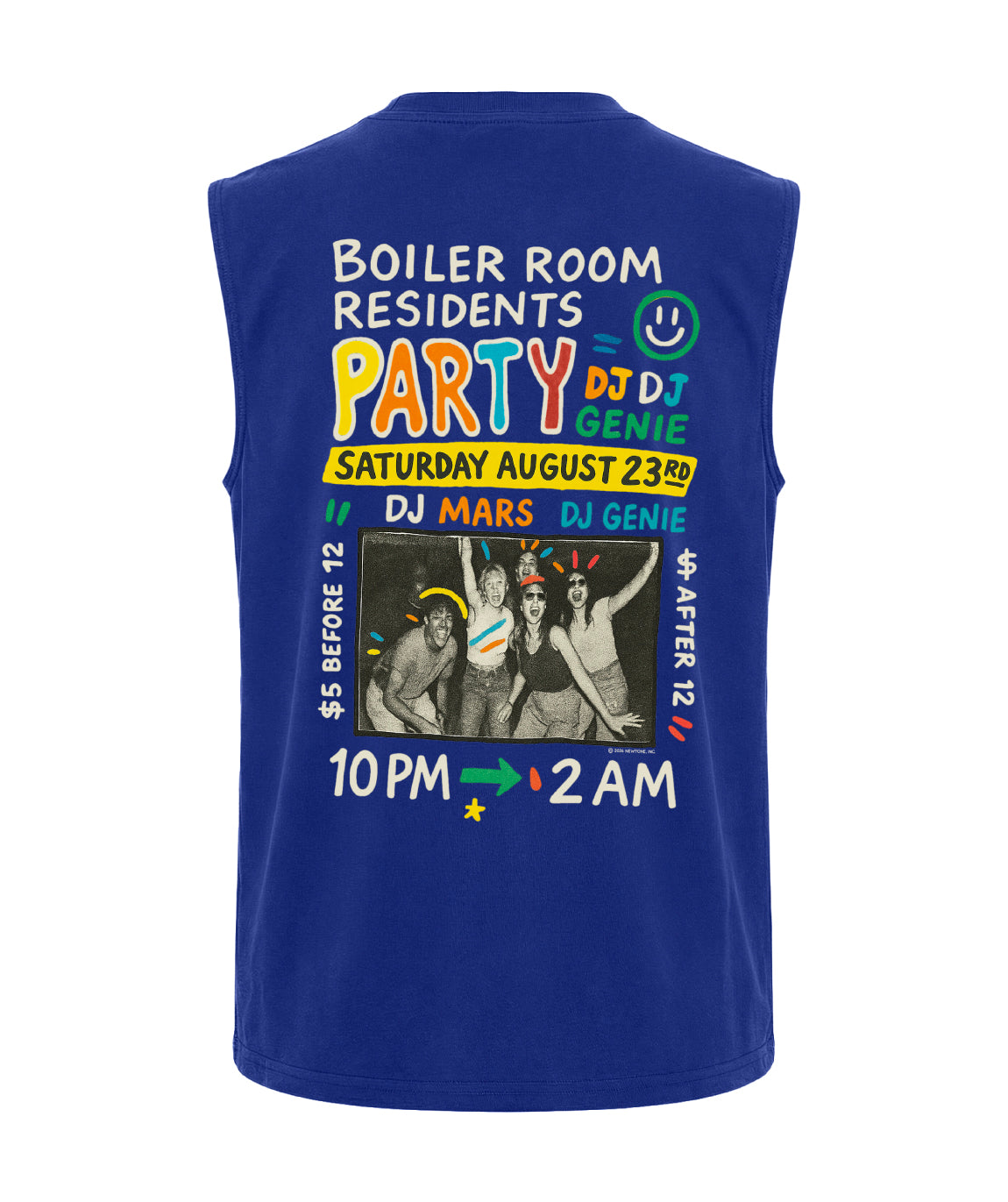 royal PARTY" Biker T-Shirt
