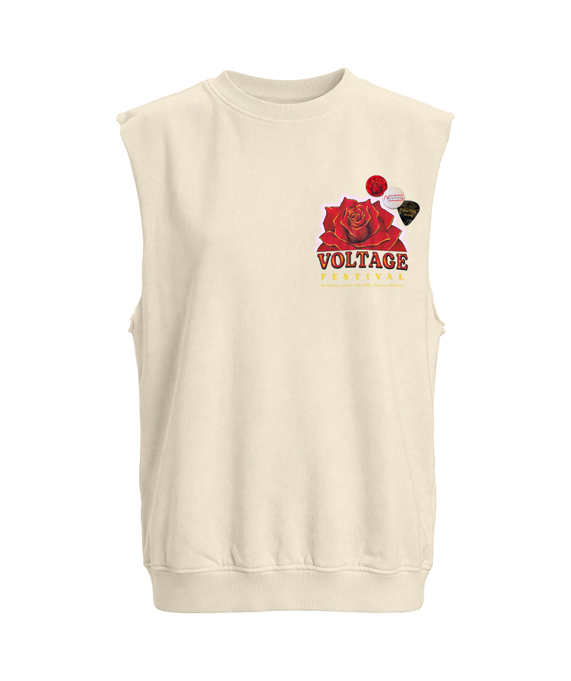 Sweatshirt bolster natural "VOLTAGE"